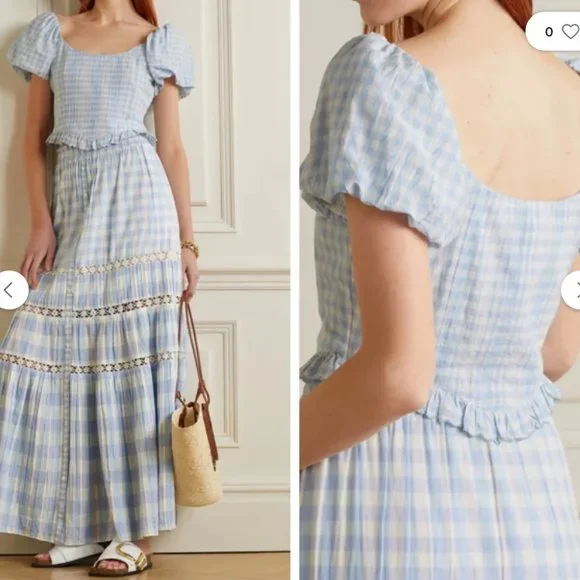 LoveShackFancy Breonna Cropped Top (sz 2) - Picture 2 of 2